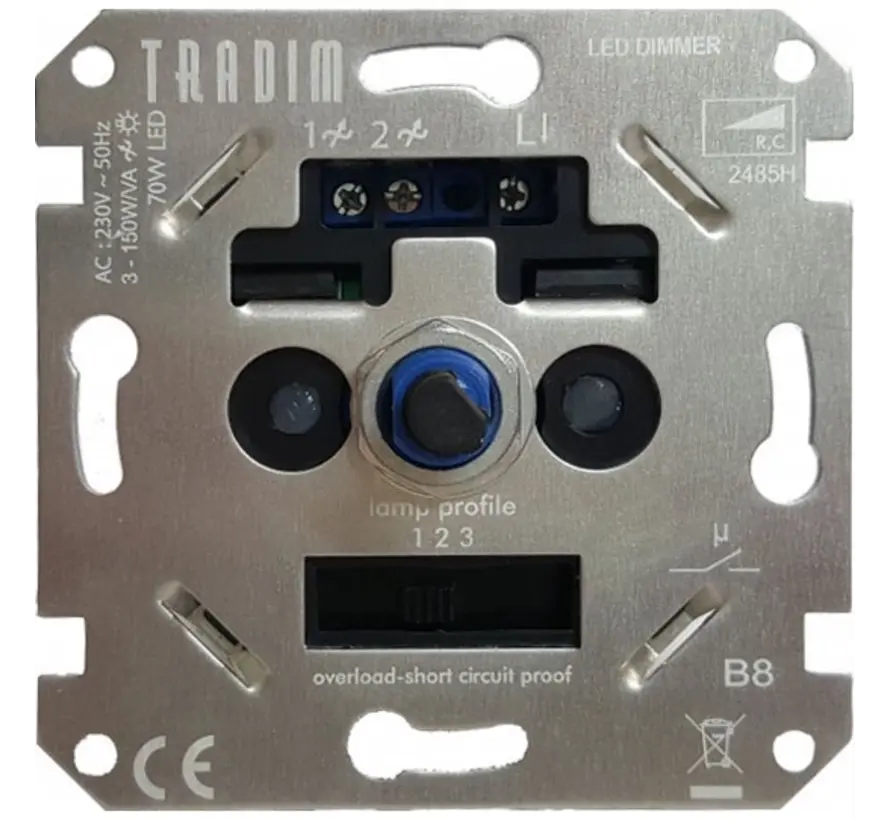 universele LED-dimmer 3-70W (2485H) OP=OP
