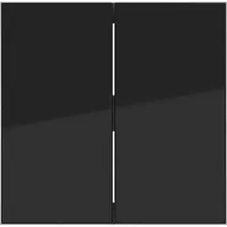 Hager Berker schakelwip 2-voudig A1/A8/C1/C8 nachtzwart glans (WAW2000BG)