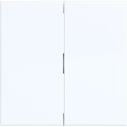 Hager Berker schakelwip 2-voudig A1/A8/C1/C8 lichtwit glans (WAW2000WG)