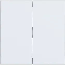 Hager Berker schakelwip 2-voudig A1/A8/C1/C8 lichtwit mat (WAW2000WM)