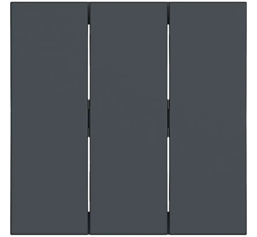 schakelwip 3-voudig A1/A8/C1/C8 antraciet mat (WAW3000AT)
