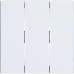 Hager Berker schakelwip 3-voudig A1/A8/C1/C8 lichtwit mat (WAW3000WM)