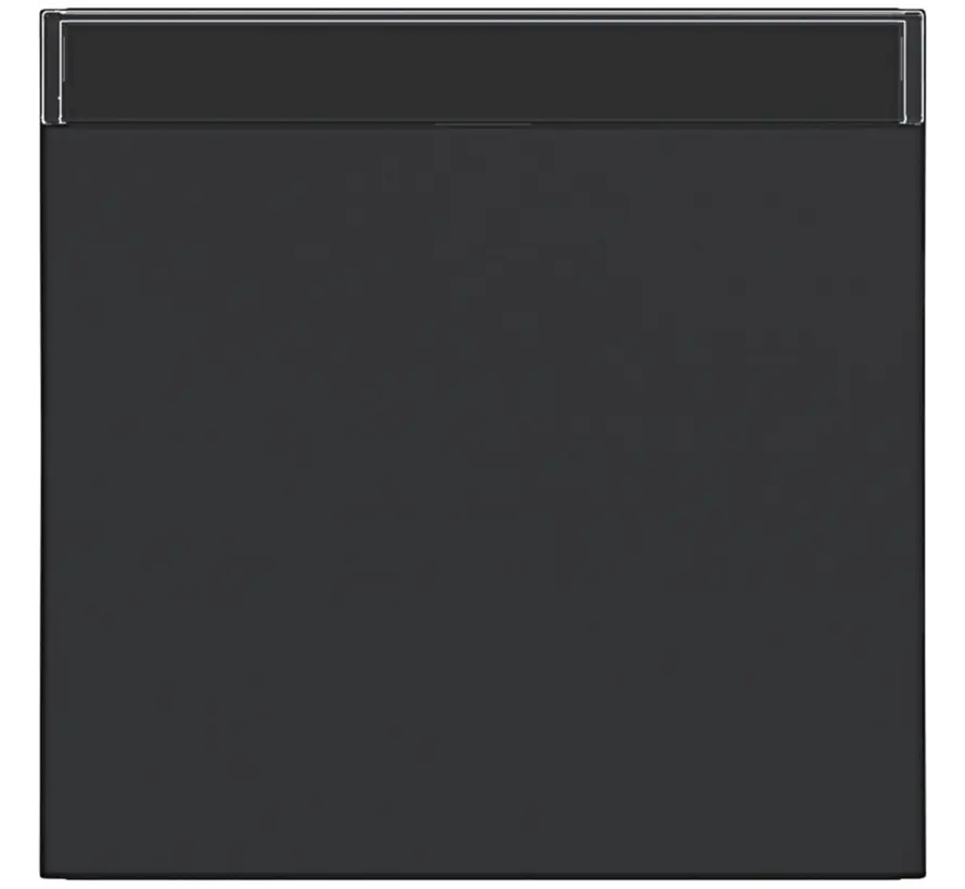 schakelwip tekstveld A1/A8/C1/C8 nachtzwart mat (WAW1100BM)