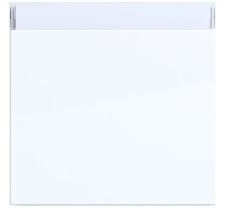 schakelwip tekstveld A1/A8/C1/C8 lichtwit glans (WAW1100WG)