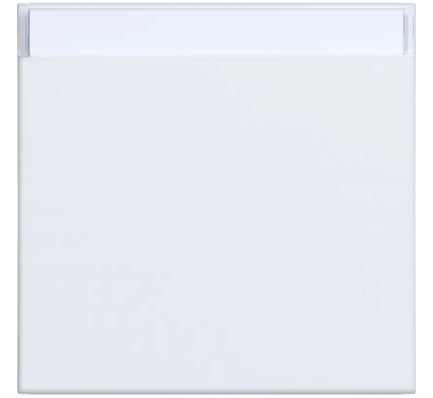 schakelwip tekstveld A1/A8/C1/C8 lichtwit mat (WAW1100WM)