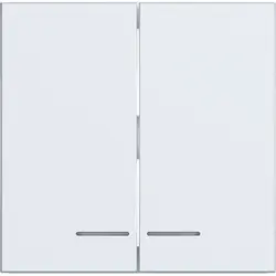 Hager Berker schakelwip 2-voudig controlevenster A1/A8/C1/C8 lichtwit mat (WAW2031WM)