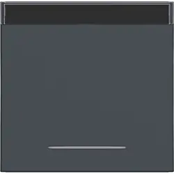 Hager Berker schakelwip met tekstveld en controlevenster A1/A8/C1/C8 antraciet mat (WAW1131AT)