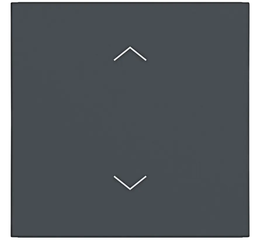 schakelwip met pijlsymbolen A1/A8/C1/C8 antraciet mat (WAW1002AT)