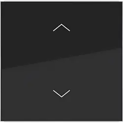 Hager Berker schakelwip met pijlsymbolen A1/A8/C1/C8 nachtzwart glans (WAW1002BG)