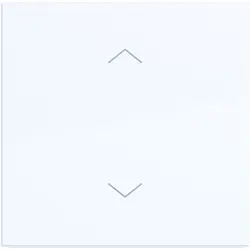 Hager Berker schakelwip met pijlsymbolen A1/A8/C1/C8 lichtwit glans (WAW1002WG)