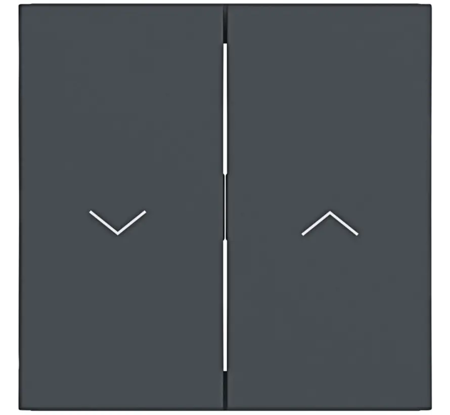 wip jaloezieschakelaar 2-voudig A1/A8/C1/C8 antraciet mat (WAW2001AT)