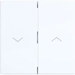 Hager Berker wip jaloezieschakelaar 2-voudig A1/A8/C1/C8 lichtwit glans (WAW2001WG)