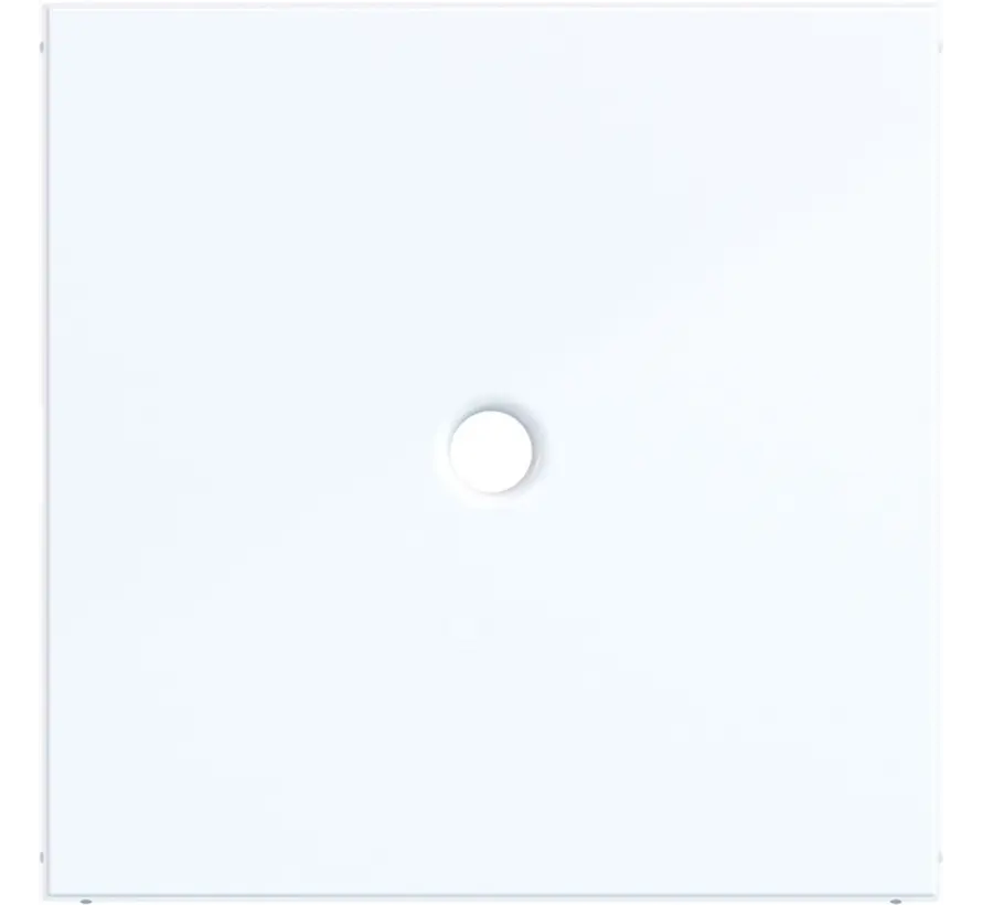 centraalplaat trekschakelaar A1/A8/C1/C8 lichtwit glans (WAF1048WG)