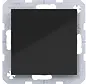 blinddeksel incl. draagframe A1/A8/C1/C8 nachtzwart glans (WAF1001BG)