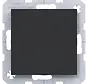 blinddeksel incl. draagframe A1/A8/C1/C8 nachtzwart mat (WAF1001BM)