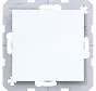 blinddeksel incl. draagframe A1/A8/C1/C8 lichtwit glans (WAF1001WG)