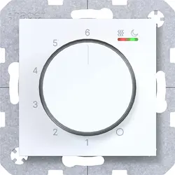Hager Berker kamerthermostaat verwarmen/koelen A1/A8/C1/C8 lichtwit glans (WAN5011WG)