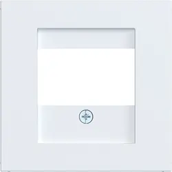 Hager Berker centraalplaat USB / luidspreker A1/A8/C1/C8 lichtwit mat (WAF1104WM)