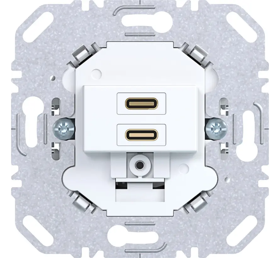 USB-lader met 2x USB-C wit (WAS4155WM)