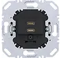 USB-lader met 2x USB-C zwart (WAS4155BM)