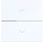 knop met pijlsymbolen voor bedieningselement 1-voudig A1/A8/C1/C8 lichtwit glans (WAN7050WG)