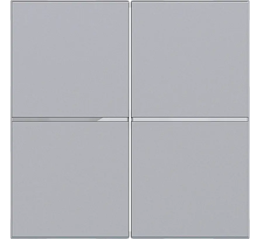 knop voor bedieningselement 2-voudig A1/A8/C1/C8 titaan (WAN7020TA)
