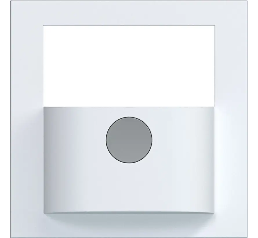 afdekking met knop voor bewegingsmelder-bedieningselement A1/A8/C1/C8 lichtwit mat (WAN7040WM)