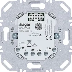 Hager Berker elektronische jaloeziebesturing met nevenpost-ingang voor A1/A8/C1/C8 (WDN2040)