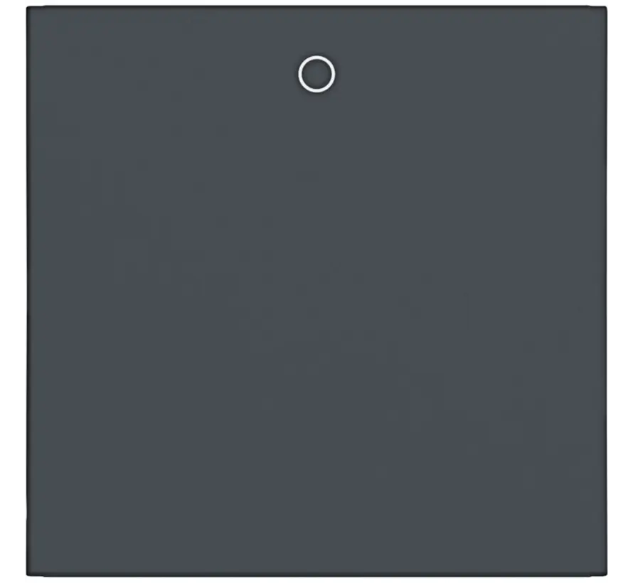schakelwip met opdruk 0 A1/A8/C1/C8 antraciet mat (WAW1014AT)