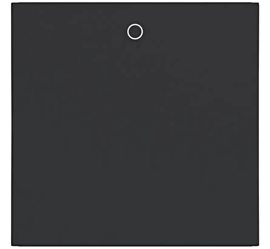 schakelwip met opdruk 0 A1/A8/C1/C8 nachtzwart mat (WAW1014BM)