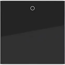 Hager Berker schakelwip met opdruk 0 A1/A8/C1/C8 nachtzwart glans (WAW1014BG)