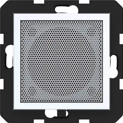Hager Berker luidspreker voor radio touch A1/A8/C1/C8 lichtwit glans (WAN6211WG)