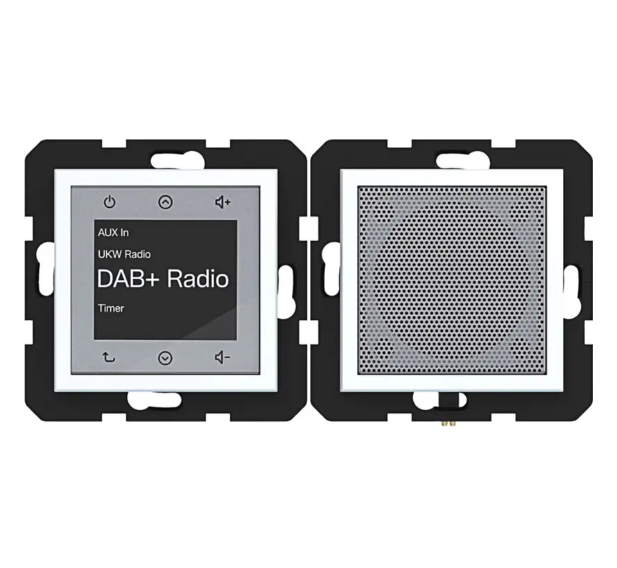 radio touch DAB+ met luidspreker A1/A8/C1/C8 lichtwit mat (WAN6010WM)