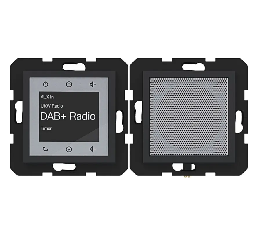 radio touch DAB+ met luidspreker A1/A8/C1/C8 nachtzwart mat (WAN6010BM)