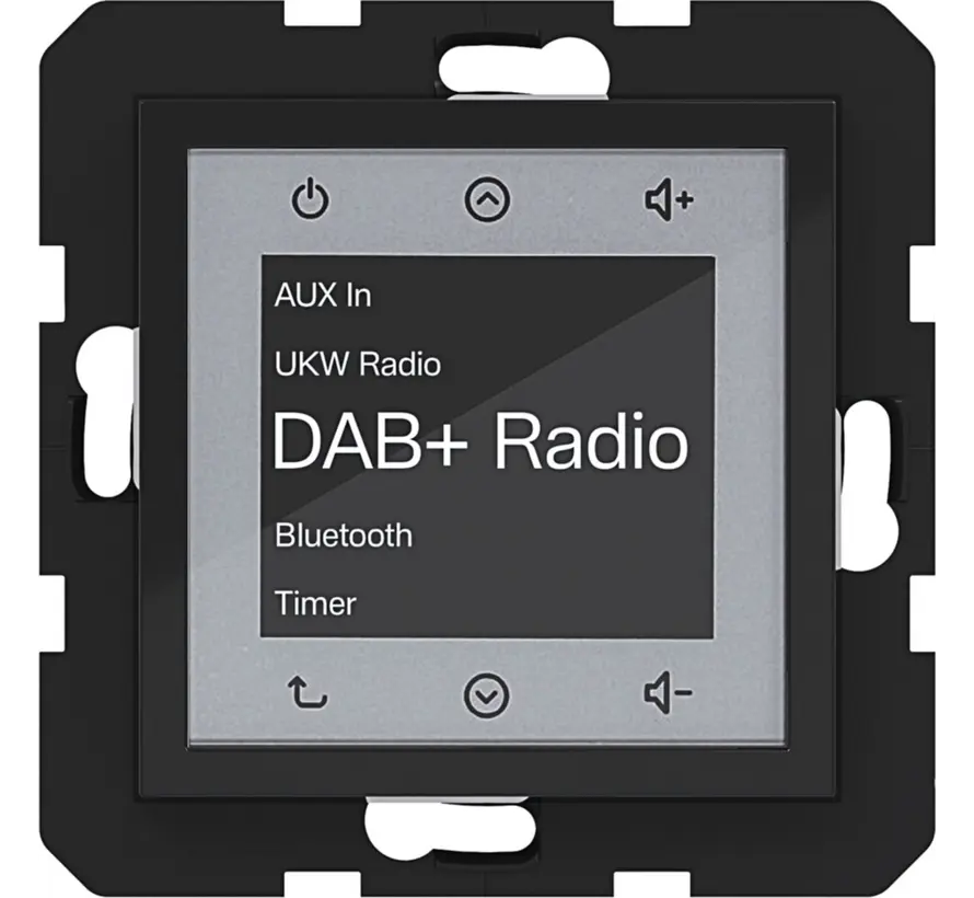 radio touch DAB+ met Bluetooth A1/A8/C1/C8 nachtzwart glans (WAN6111BG)