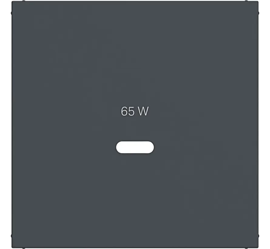 centraalplaat voor USB-lader type C A1/A8/C1/C8 antraciet mat (WAF1511AT)