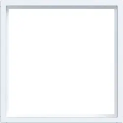 Hager Berker tussenring 50x50mm A1/A8/C1/C8 lichtwit mat (WAF7073WM)
