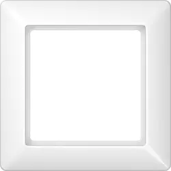 JUNG afdekraam 1-voudig AS500 alpine wit (AS 581 WW)