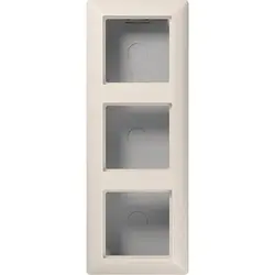JUNG opbouwbak 3-voudig AS500 creme (AS 583 A W)