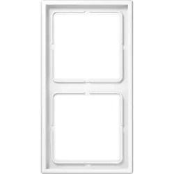 JUNG afdekraam 2-voudig LS990 alpine wit (LS 982 WW)