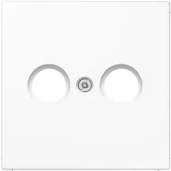 JUNG centraalplaat antenne-coax LS990 alpine wit (LS 990 TV WW)
