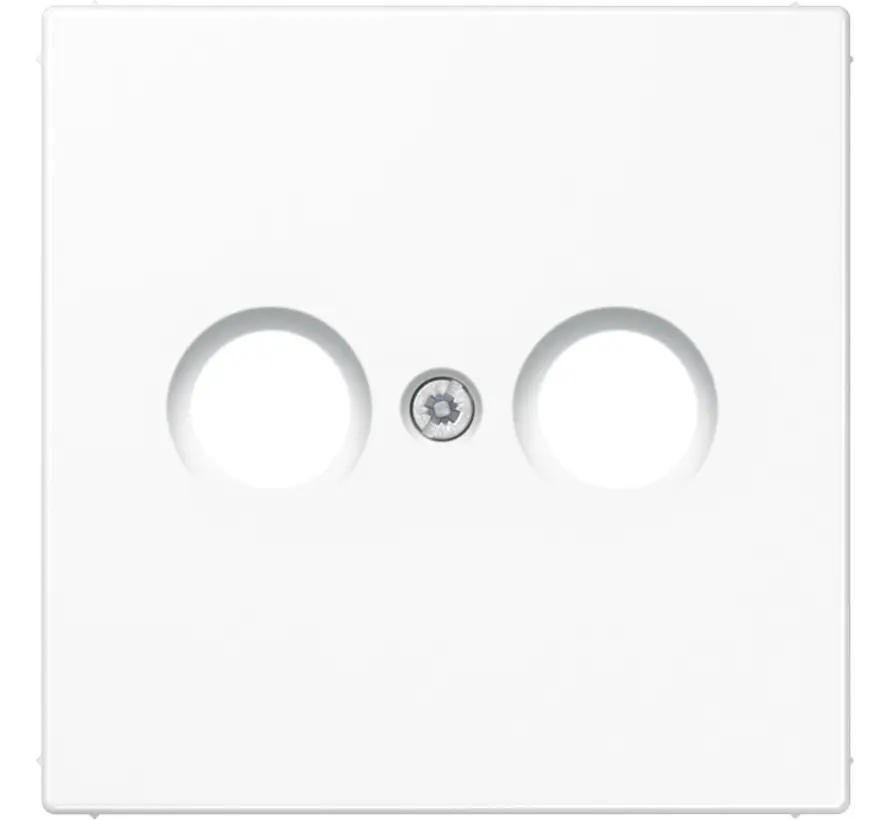 centraalplaat antenne-coax LS990 alpine wit (LS 990 TV WW)