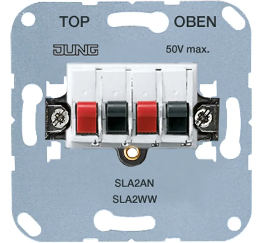 luidsprekeraansluitdoos stereo wit (SLA 2 WW)