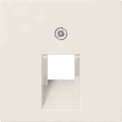 JUNG centraalplaat 1-voudig tbv RJ45 wandcontactdoos AS500 creme (A 569-1 PLUA)