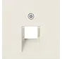 centraalplaat 1-voudig tbv RJ45 wandcontactdoos AS500 creme (A 569-1 PLUA)