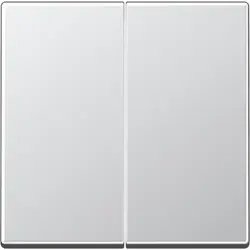 JUNG schakelwip 2-voudig A-range aluminium (A 595 AL)