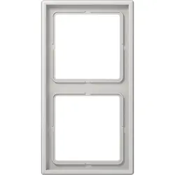 JUNG afdekraam 2-voudig LS990 lichtgrijs (LS 982 LG)