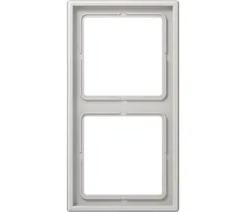 JUNG afdekraam 2-voudig LS990 lichtgrijs (LS 982 LG)