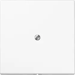 JUNG centraalplaat snoer invoer LS990 alpine wit (LS 990 A WW)
