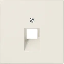JUNG centraalplaat 1-voudig tbv RJ45 wandcontactdoos LS990 creme (LS 969-1 UA)